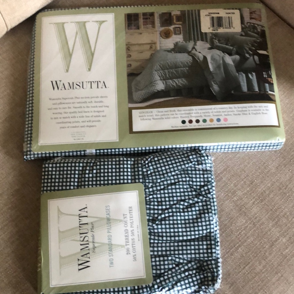 Vintage Wamsutta full flat sheet